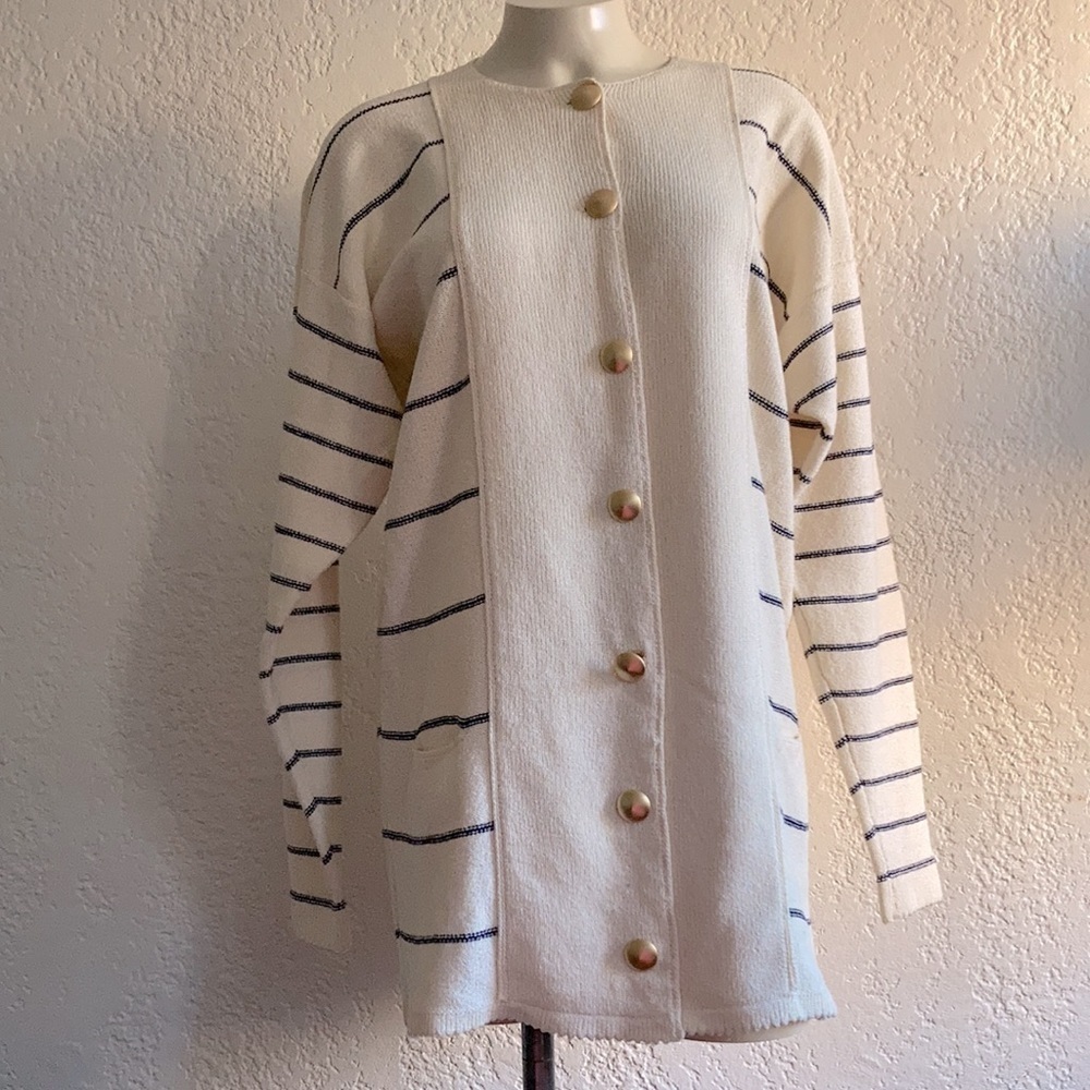 steve Fabricant VTG Santana knit blazer . Small . USA made - Picture 2 of 9